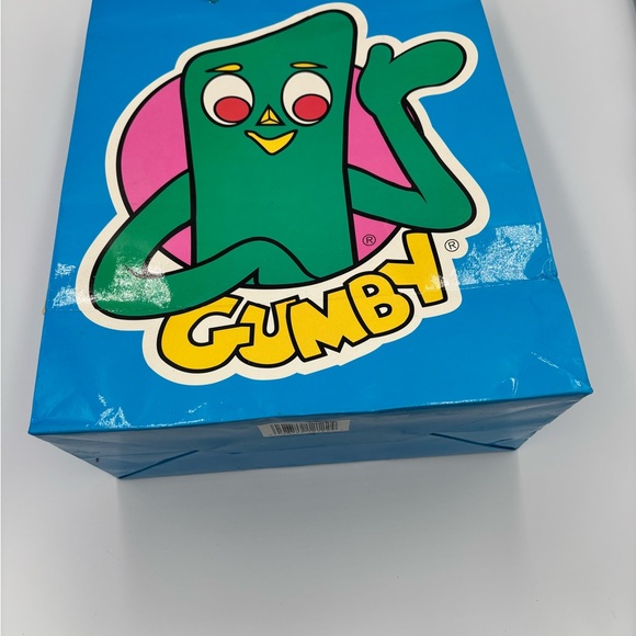 Gumby Electric Blue Gift Bag ,Vintage 1996 Prema Toy Co. Retro - Picture 8 of 8